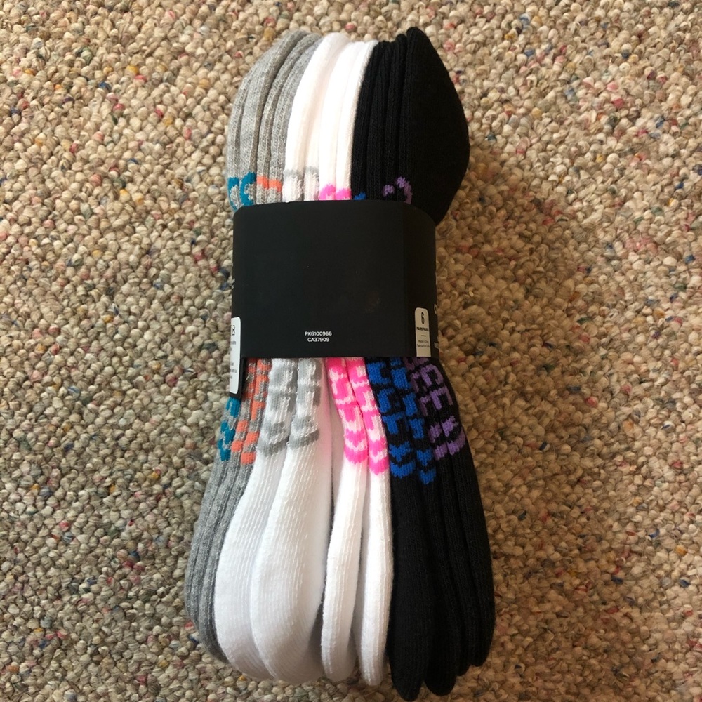 🆕 Converse Half Cushion Socks 6 Pack - Picture 2 of 8